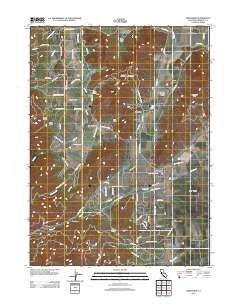 Greenview California Historical topographic map, 1:24000 scale, 7.5 X 7.5 Minute, Year 2012