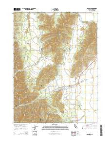 Greenview California Current topographic map, 1:24000 scale, 7.5 X 7.5 Minute, Year 2015