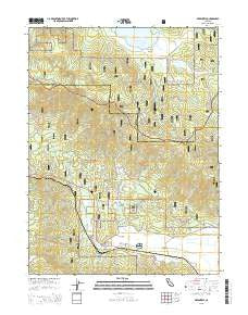 Greenville California Current topographic map, 1:24000 scale, 7.5 X 7.5 Minute, Year 2015