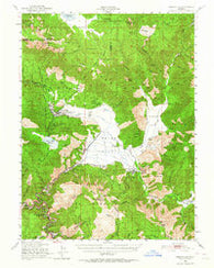 Greenville California Historical topographic map, 1:62500 scale, 15 X 15 Minute, Year 1950