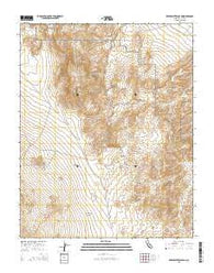Greenwater Canyon California Current topographic map, 1:24000 scale, 7.5 X 7.5 Minute, Year 2015