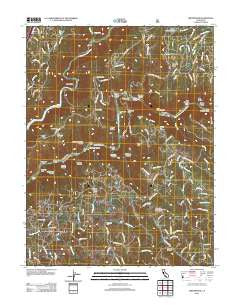 Greenwood California Historical topographic map, 1:24000 scale, 7.5 X 7.5 Minute, Year 2012