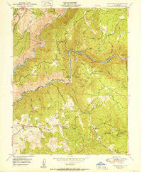 Greenwood California Historical topographic map, 1:24000 scale, 7.5 X 7.5 Minute, Year 1950