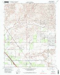 Gregg California Historical topographic map, 1:24000 scale, 7.5 X 7.5 Minute, Year 1965