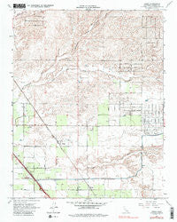 Gregg California Historical topographic map, 1:24000 scale, 7.5 X 7.5 Minute, Year 1965