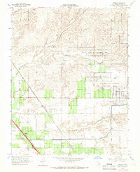 Gregg California Historical topographic map, 1:24000 scale, 7.5 X 7.5 Minute, Year 1965