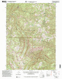 Grider Valley California Historical topographic map, 1:24000 scale, 7.5 X 7.5 Minute, Year 2001