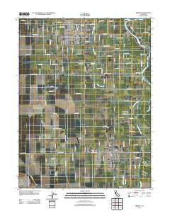 Gridley California Historical topographic map, 1:24000 scale, 7.5 X 7.5 Minute, Year 2012