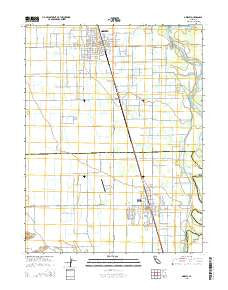 Gridley California Current topographic map, 1:24000 scale, 7.5 X 7.5 Minute, Year 2015
