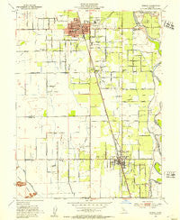 Gridley California Historical topographic map, 1:24000 scale, 7.5 X 7.5 Minute, Year 1952