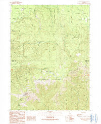 Grizzly Peak California Historical topographic map, 1:24000 scale, 7.5 X 7.5 Minute, Year 1990