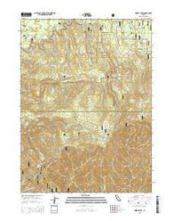 Grizzly Peak California Current topographic map, 1:24000 scale, 7.5 X 7.5 Minute, Year 2015