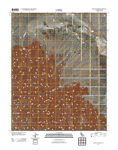 Grotto Canyon California Historical topographic map, 1:24000 scale, 7.5 X 7.5 Minute, Year 2012