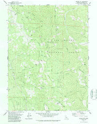 Grouse Mtn California Historical topographic map, 1:24000 scale, 7.5 X 7.5 Minute, Year 1979