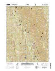 Grouse Mountain California Current topographic map, 1:24000 scale, 7.5 X 7.5 Minute, Year 2015