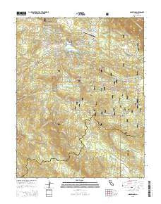 Groveland California Current topographic map, 1:24000 scale, 7.5 X 7.5 Minute, Year 2015