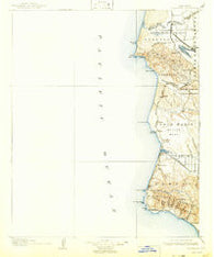 Guadalupe California Historical topographic map, 1:125000 scale, 30 X 30 Minute, Year 1905