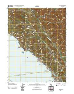 Gualala California Historical topographic map, 1:24000 scale, 7.5 X 7.5 Minute, Year 2012