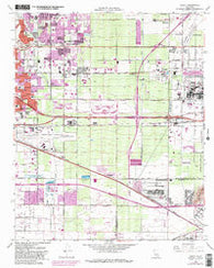 Guasti California Historical topographic map, 1:24000 scale, 7.5 X 7.5 Minute, Year 1966