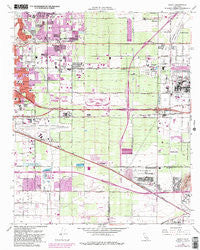 Guasti California Historical topographic map, 1:24000 scale, 7.5 X 7.5 Minute, Year 1966