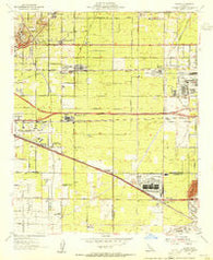 Guasti California Historical topographic map, 1:24000 scale, 7.5 X 7.5 Minute, Year 1953