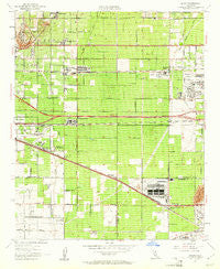 Guasti California Historical topographic map, 1:24000 scale, 7.5 X 7.5 Minute, Year 1953