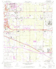 Guasti California Historical topographic map, 1:24000 scale, 7.5 X 7.5 Minute, Year 1966