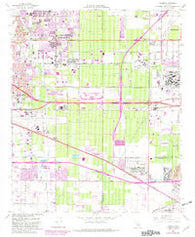 Guasti California Historical topographic map, 1:24000 scale, 7.5 X 7.5 Minute, Year 1966