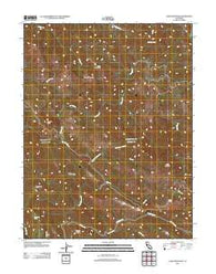 Gube Mountain California Historical topographic map, 1:24000 scale, 7.5 X 7.5 Minute, Year 2012