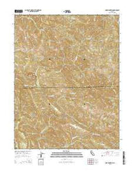 Gube Mountain California Current topographic map, 1:24000 scale, 7.5 X 7.5 Minute, Year 2015