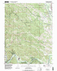 Guerneville California Historical topographic map, 1:24000 scale, 7.5 X 7.5 Minute, Year 1997