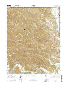 Guerneville California Current topographic map, 1:24000 scale, 7.5 X 7.5 Minute, Year 2015