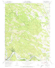 Guerneville California Historical topographic map, 1:24000 scale, 7.5 X 7.5 Minute, Year 1955
