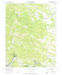 Guerneville California Historical topographic map, 1:24000 scale, 7.5 X 7.5 Minute, Year 1955