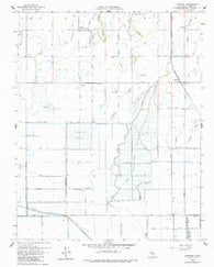 Guernsey California Historical topographic map, 1:24000 scale, 7.5 X 7.5 Minute, Year 1954