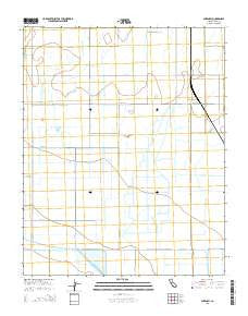 Guernsey California Current topographic map, 1:24000 scale, 7.5 X 7.5 Minute, Year 2015