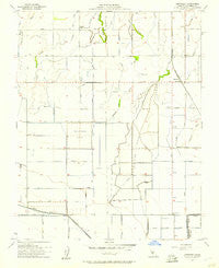 Guernsey California Historical topographic map, 1:24000 scale, 7.5 X 7.5 Minute, Year 1954