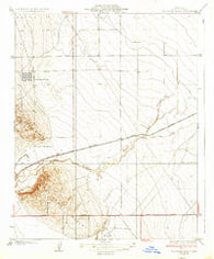 Guijarral Hills California Historical topographic map, 1:31680 scale, 7.5 X 7.5 Minute, Year 1937