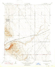 Guijarral Hills California Historical topographic map, 1:31680 scale, 7.5 X 7.5 Minute, Year 1936