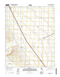 Guijarral Hills California Current topographic map, 1:24000 scale, 7.5 X 7.5 Minute, Year 2015
