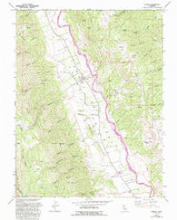 Guinda California Historical topographic map, 1:24000 scale, 7.5 X 7.5 Minute, Year 1959