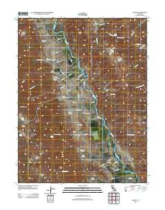 Guinda California Historical topographic map, 1:24000 scale, 7.5 X 7.5 Minute, Year 2012