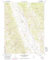 Guinda California Historical topographic map, 1:24000 scale, 7.5 X 7.5 Minute, Year 1959