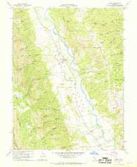 Guinda California Historical topographic map, 1:24000 scale, 7.5 X 7.5 Minute, Year 1959