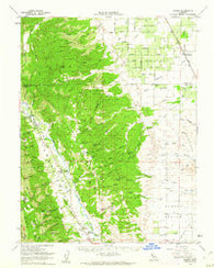 Guinda California Historical topographic map, 1:62500 scale, 15 X 15 Minute, Year 1959