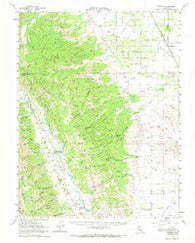 Guinda California Historical topographic map, 1:62500 scale, 15 X 15 Minute, Year 1959