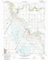 Gustine California Historical topographic map, 1:24000 scale, 7.5 X 7.5 Minute, Year 1960