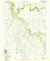Gustine California Historical topographic map, 1:24000 scale, 7.5 X 7.5 Minute, Year 1960