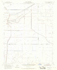 Hacienda Ranch California Historical topographic map, 1:24000 scale, 7.5 X 7.5 Minute, Year 1954