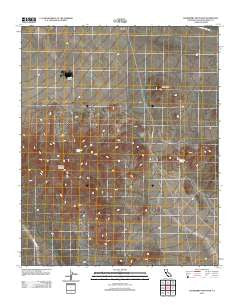 Hackberry Mountain California Historical topographic map, 1:24000 scale, 7.5 X 7.5 Minute, Year 2012